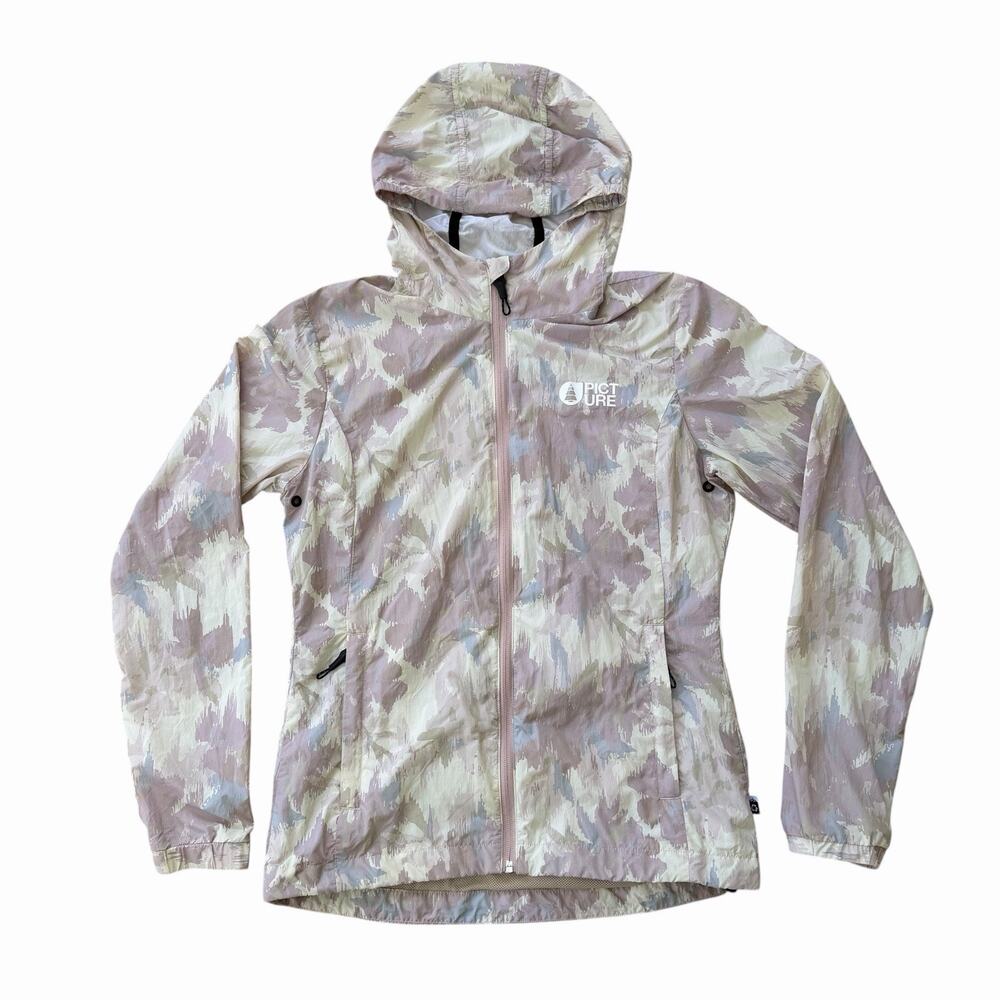 Picture W SCALE PRINTED Windbreaker JACKET, Bold Harmony, Women’s Small